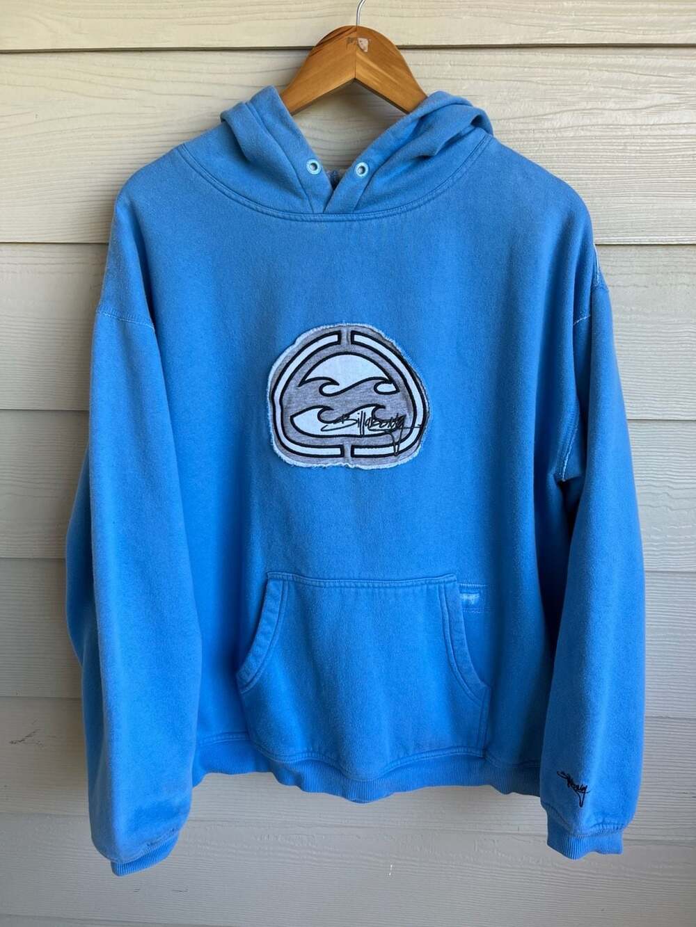 Rare Y2K Billabong Blue Logo Hoodie